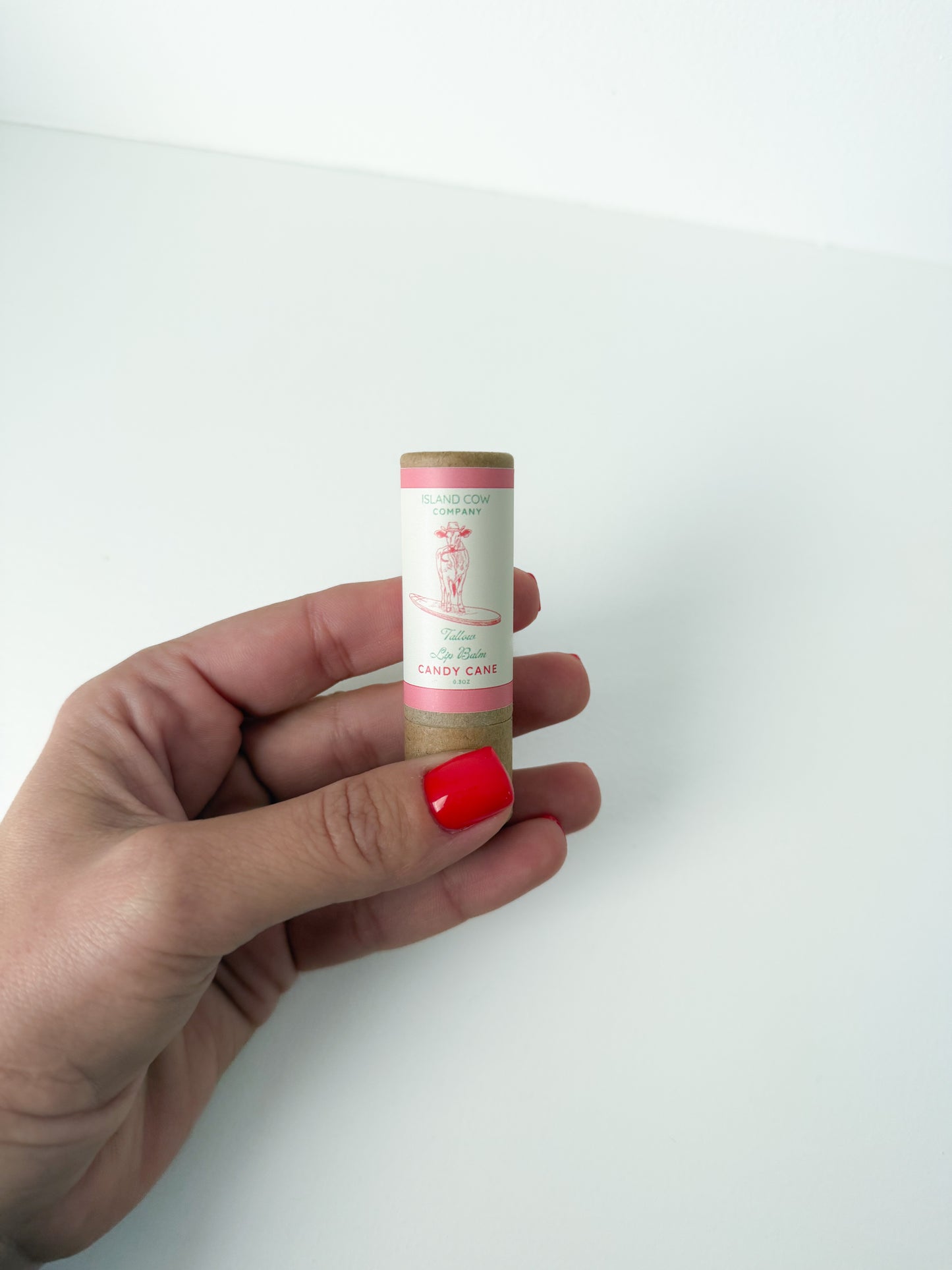 Candy Cane Tallow Lip Balm