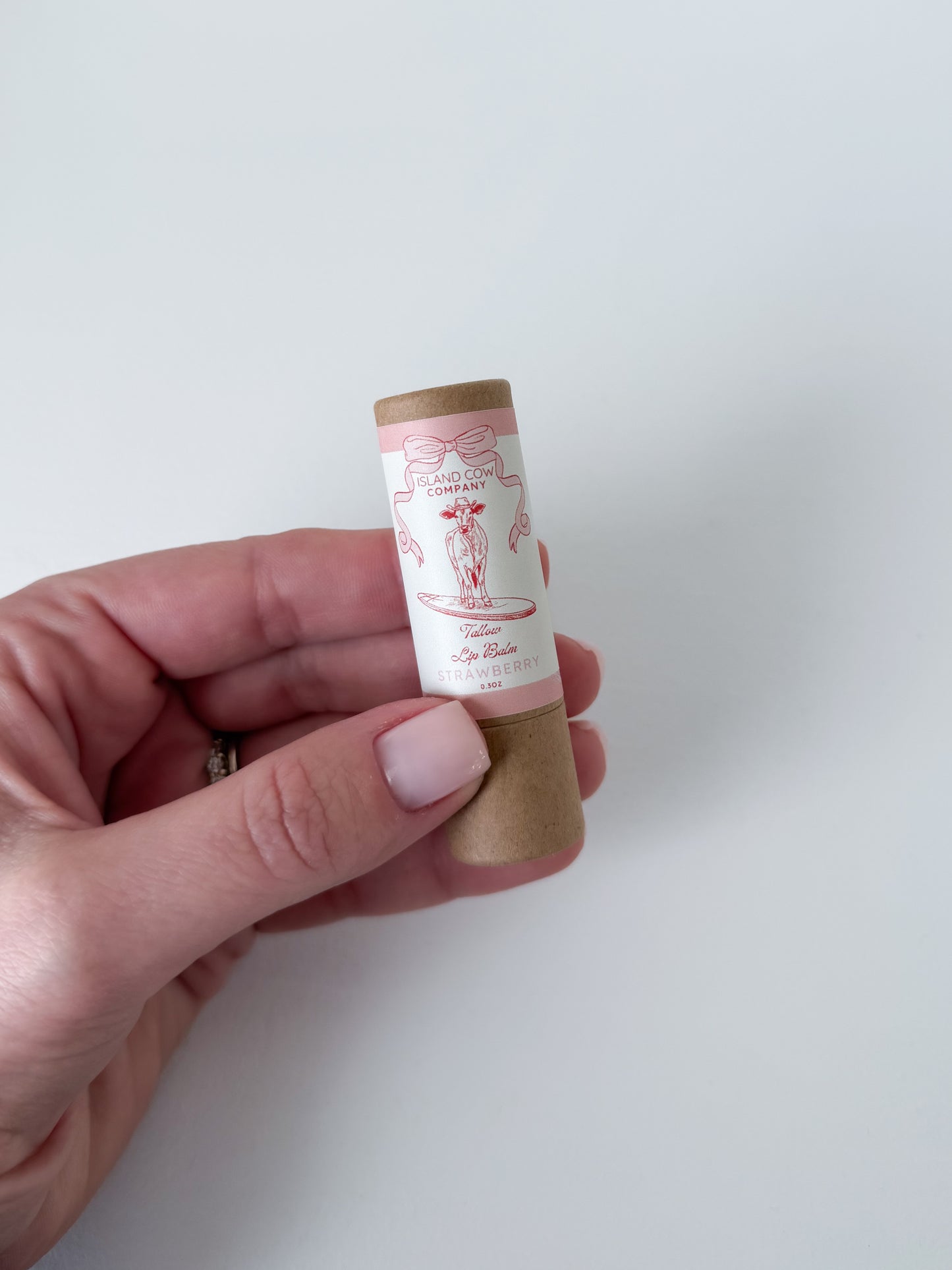 Strawberry Tallow Lip Balm